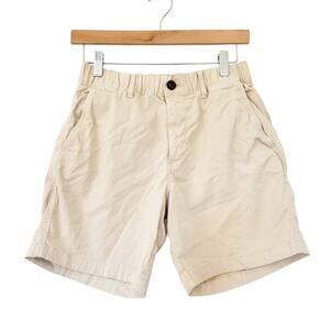 Bearbottom Tan Stretch Waist Chino Shorts Sz M